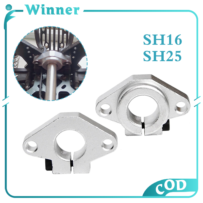 Aluminum Linear Rail Shaft Support Linear Bearing Rail Shaft For 3D ...
