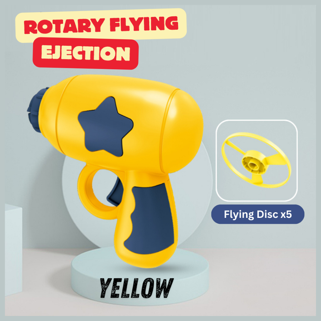 Sky Rotary Flying Ejection with Flying Disc Children Boy Airplane ...