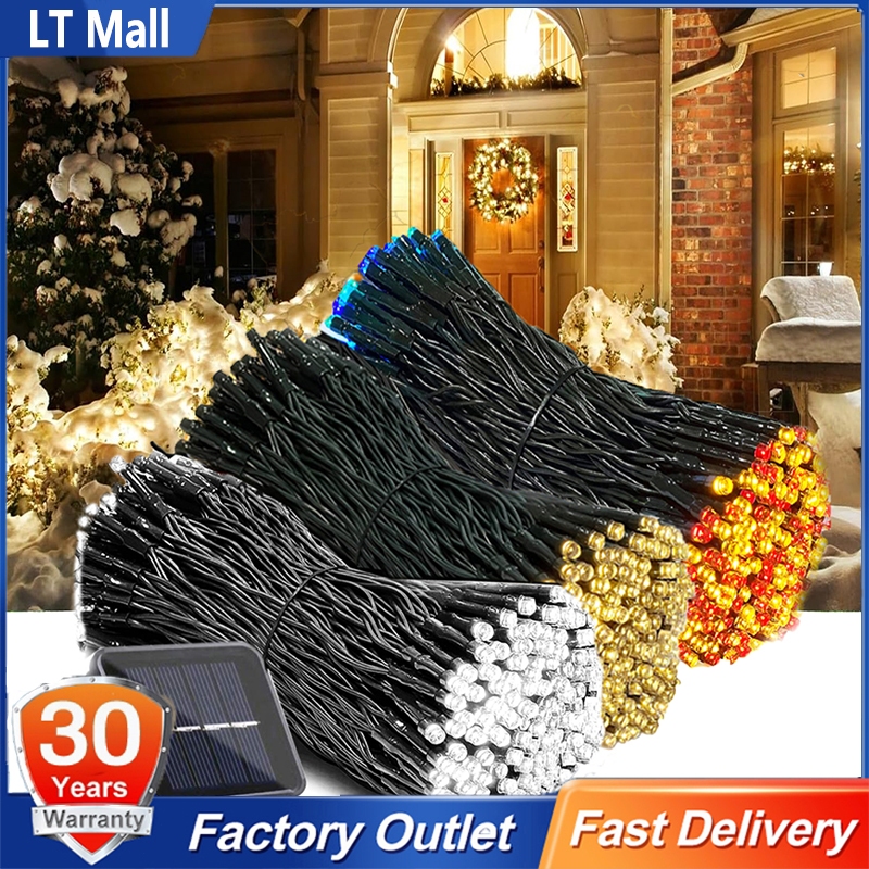 Solar Christmas Lights LED Solar Light String Outdoor Original 32M ...