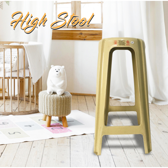 Ichiban Original Monoblock Bar Plastic High Stool Monoblock Shopee