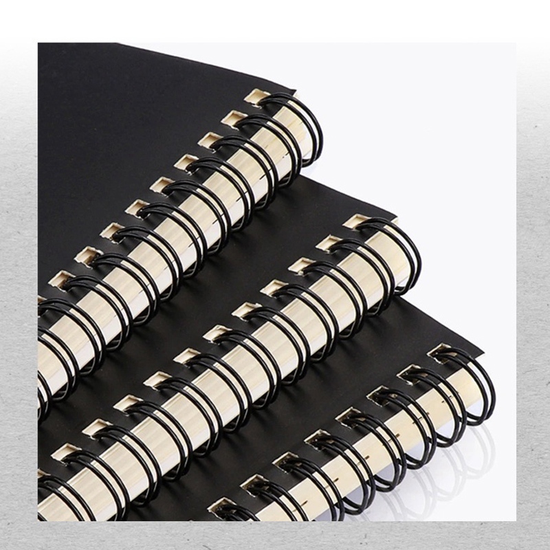 100pcs Double Loop Wire A4 Size Metal Binder 3:1 Pitch 40 Sheets ...