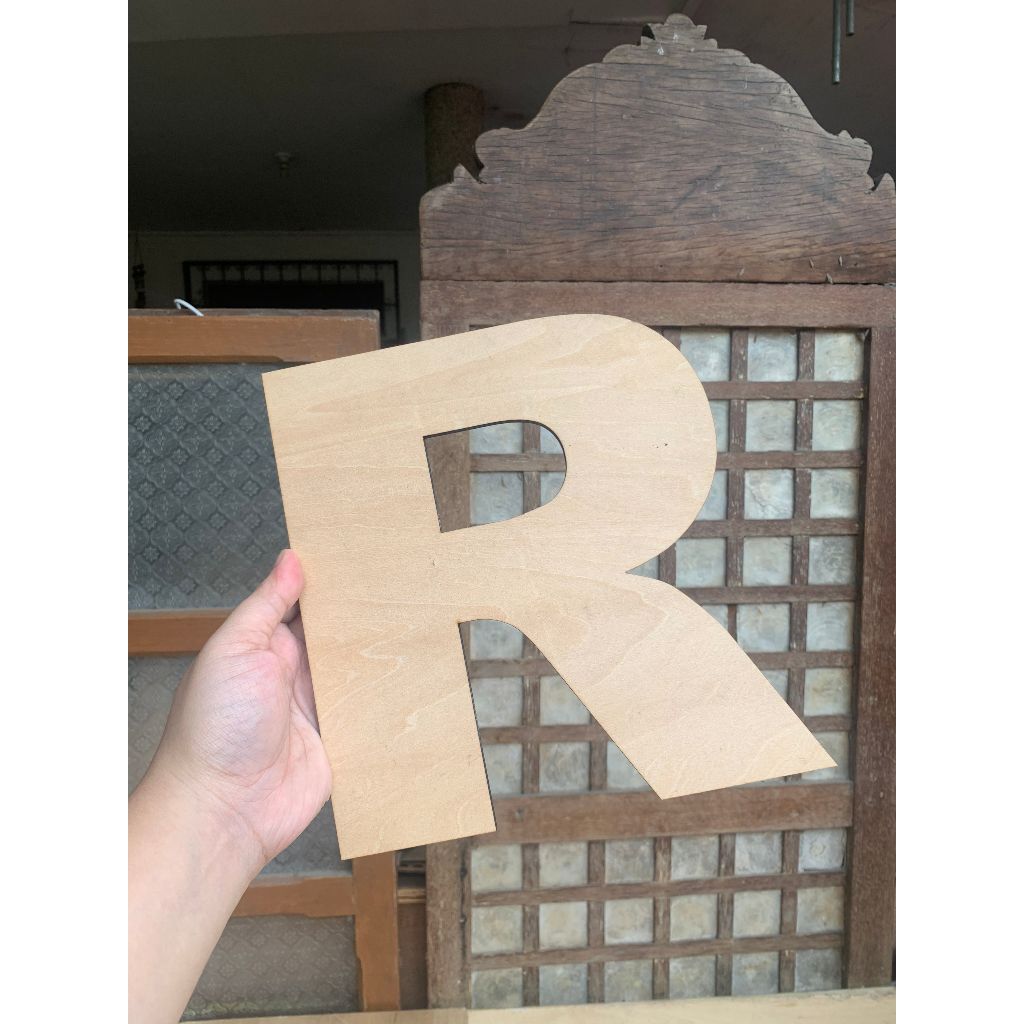 SALE!!! ONHAND _ LETTER R _ LASER CUT (IMPERFECT/REJECT/SLIGHTLY DAMAGE ...