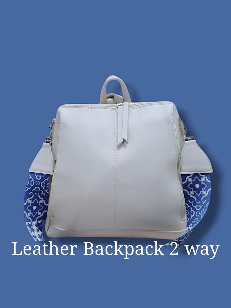 MARIKINA MADE LEATHER 3 WAY BACKPACK KIDS AND TEENS SCHOOLBAG