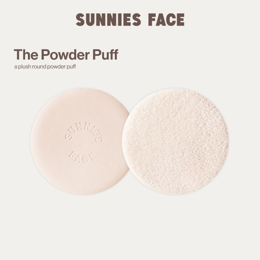 Sunnies Face Skin So Good Powder Puff [Plush Round Powder Puff ...