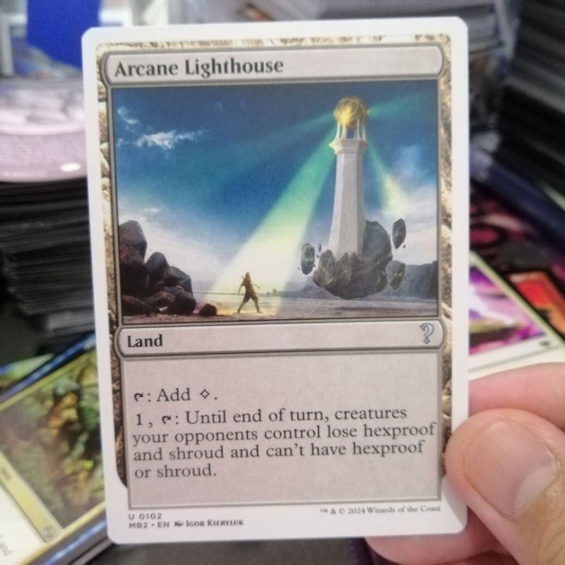 1 Mystery booster 2 Arcane Lighthouse MTG card magic the gathering ...