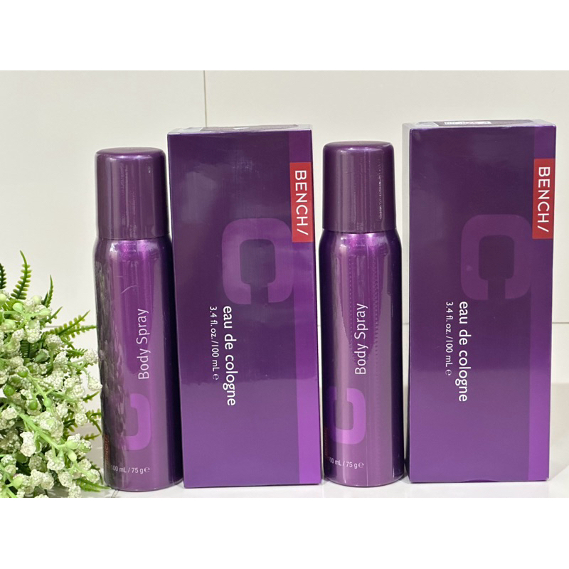 BENCH/ Body Spray EAU De Colognia in C Capture | Shopee Philippines