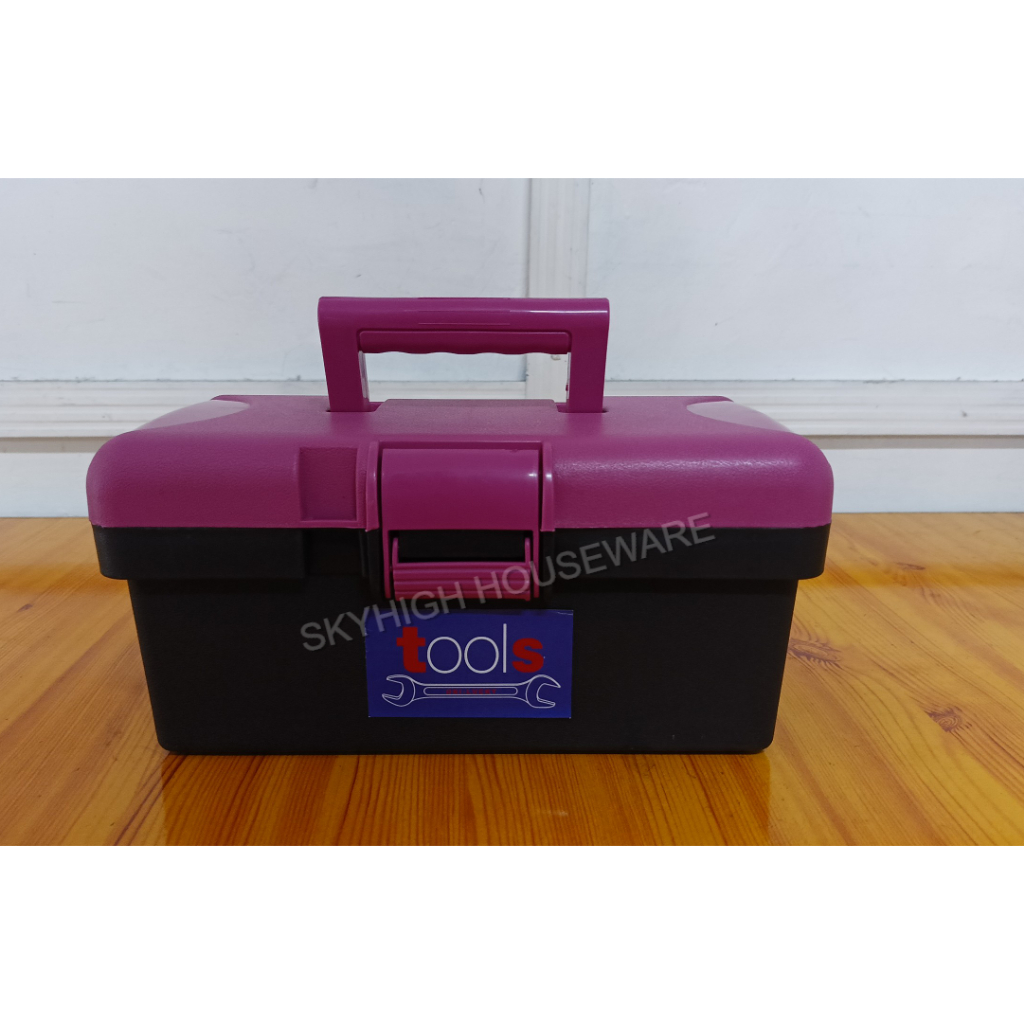 no.365 Durable Utility Tool Box Storage Container With Carrying Tray ...