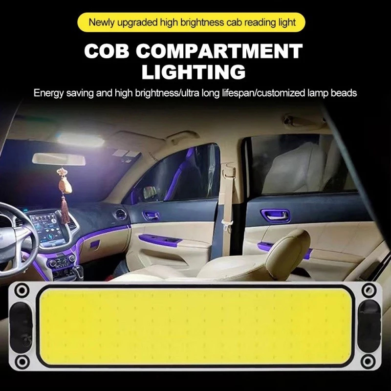 108LED Car Reading LED Night Strip Light Interior Light With Switch ...