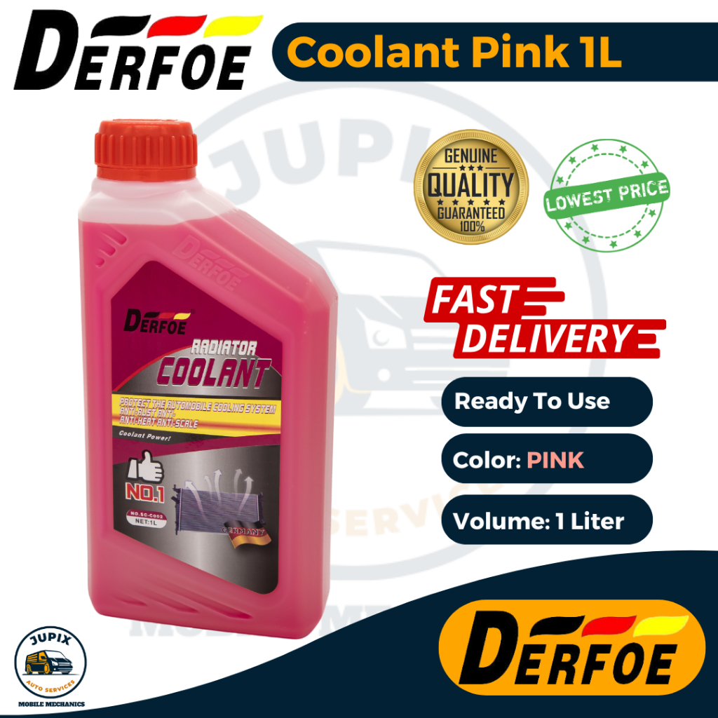 Derfoe Radiator Coolant Pink 1L | Shopee Philippines