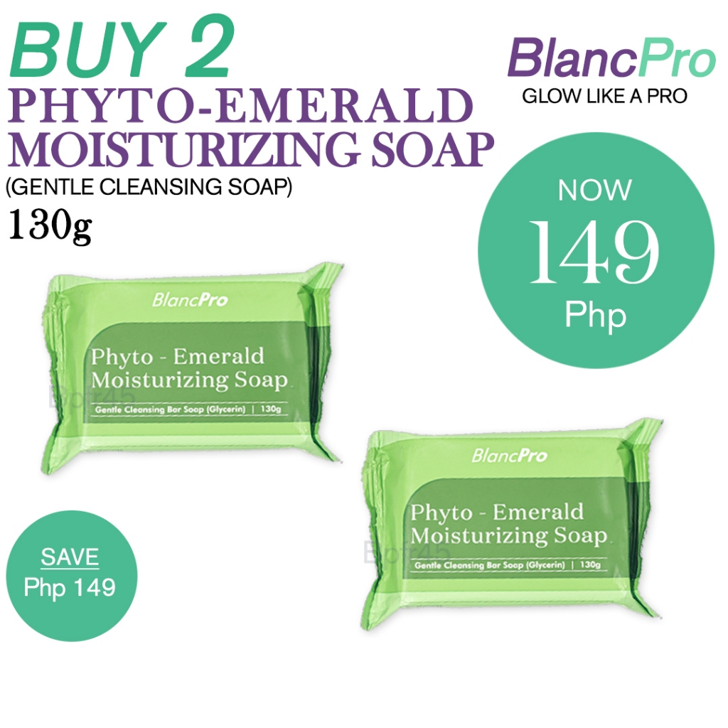Blanc Pro Phyto-Emerald Moisturizing Soap Gentle Cleansing Bar Soap ...
