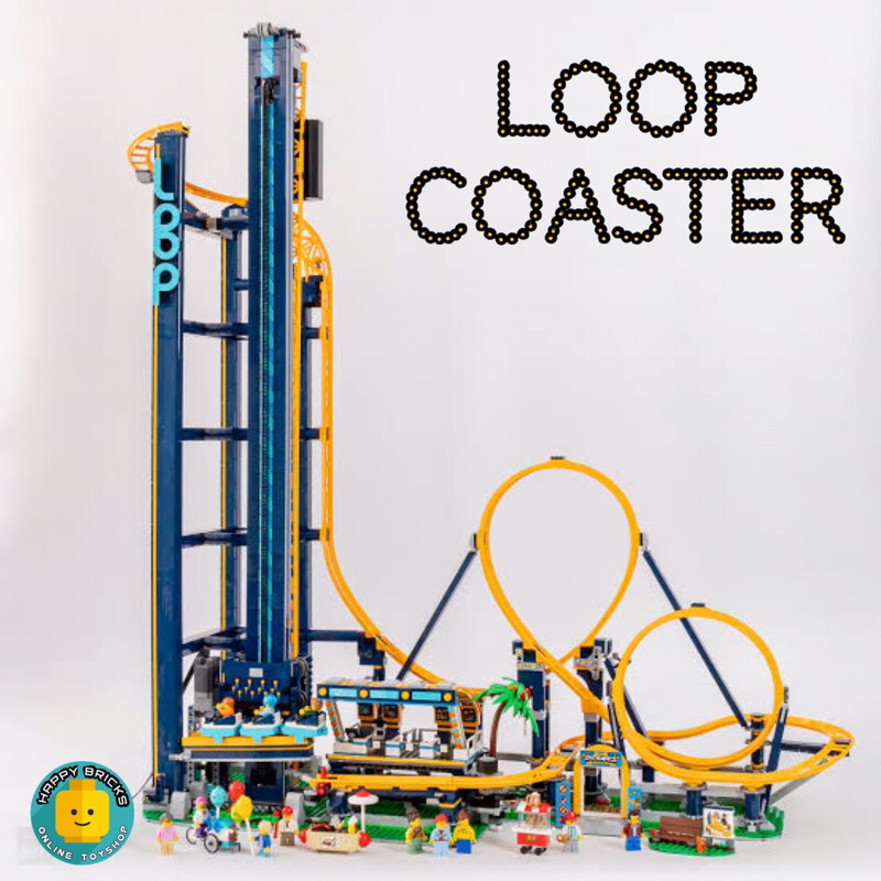 3,756pcs Amusement Park LOOP COASTER Collection Building Educational ...