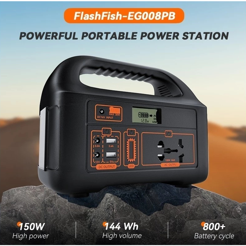 Power station 220V 150W multifunction Power bank Big capacity portable