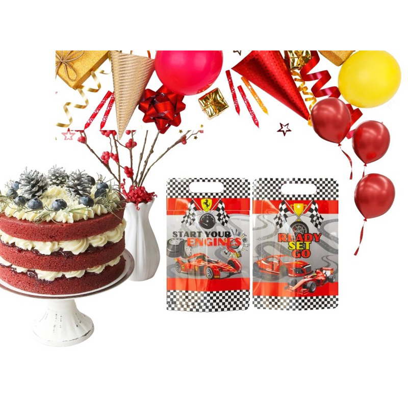 50pcs RaceCar Racing Candy Bag Birthday giveaways Souvenirs Wedding ...