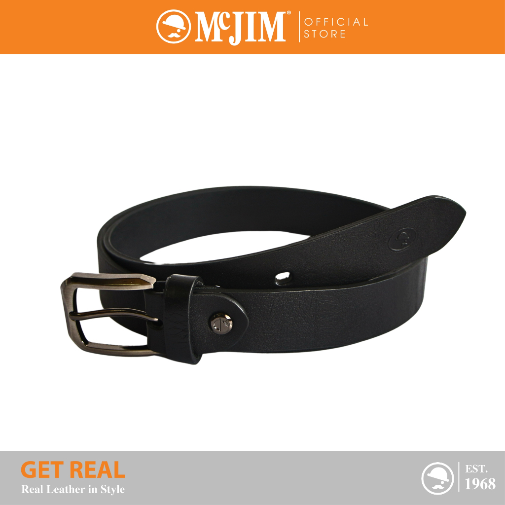 McJim Classic Leather Belt 30mm Assorted Buckles Shopee Philippines