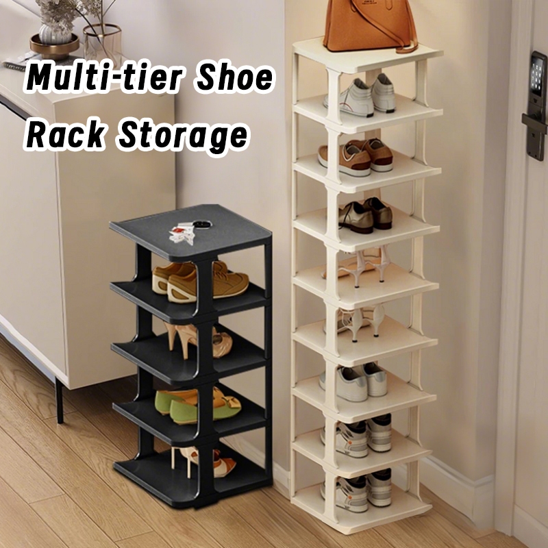 Stackable Multi-Layer Shoe Rack Organizer for Space-Saving Storage ...