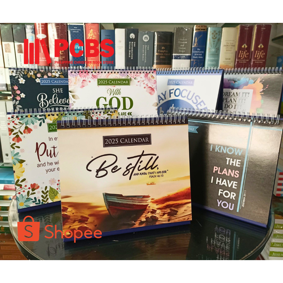 PCBS 2025 Desk Calendar (Scripture Text Desk Calendar - Bible Verses ...