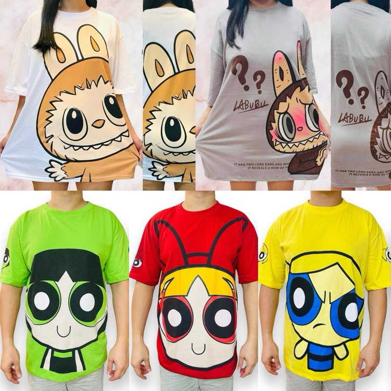 OVERSIZED BIG PRINT SHIRT UNISEX COTTON