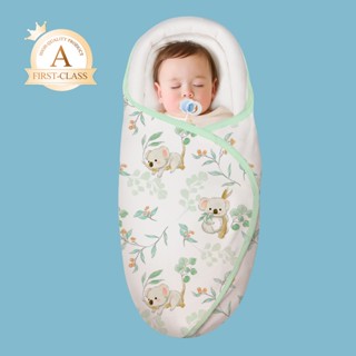 Einmilk Baby Swaddle Baby Wrapper Sleeping Bag with Cap Breathable Super Soft 100 Cotton 6 layers Shopee Philippines