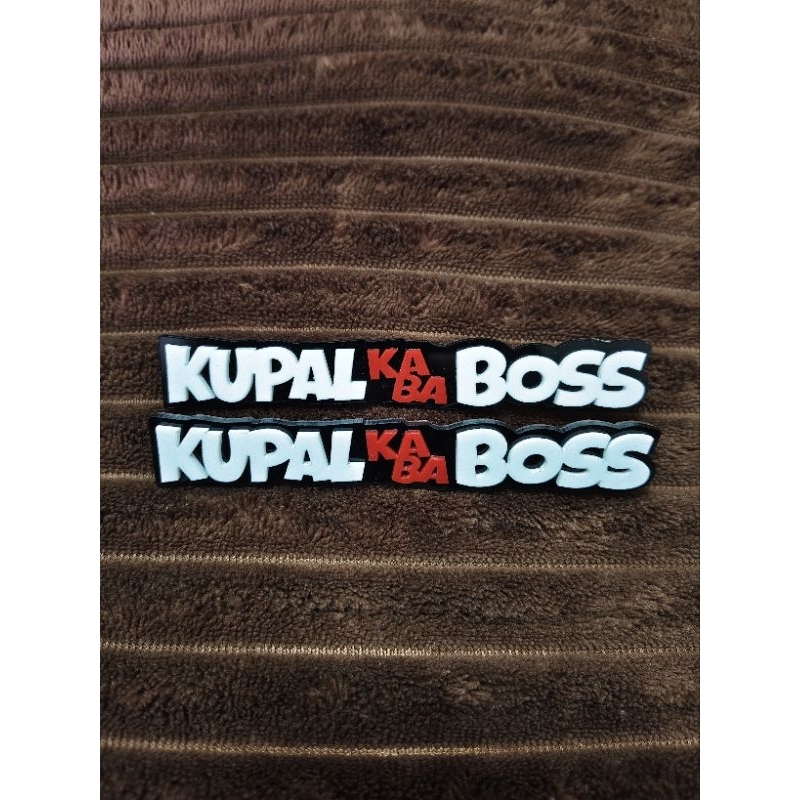 EMBLEM ( kupal Kaba boss) universal | Shopee Philippines