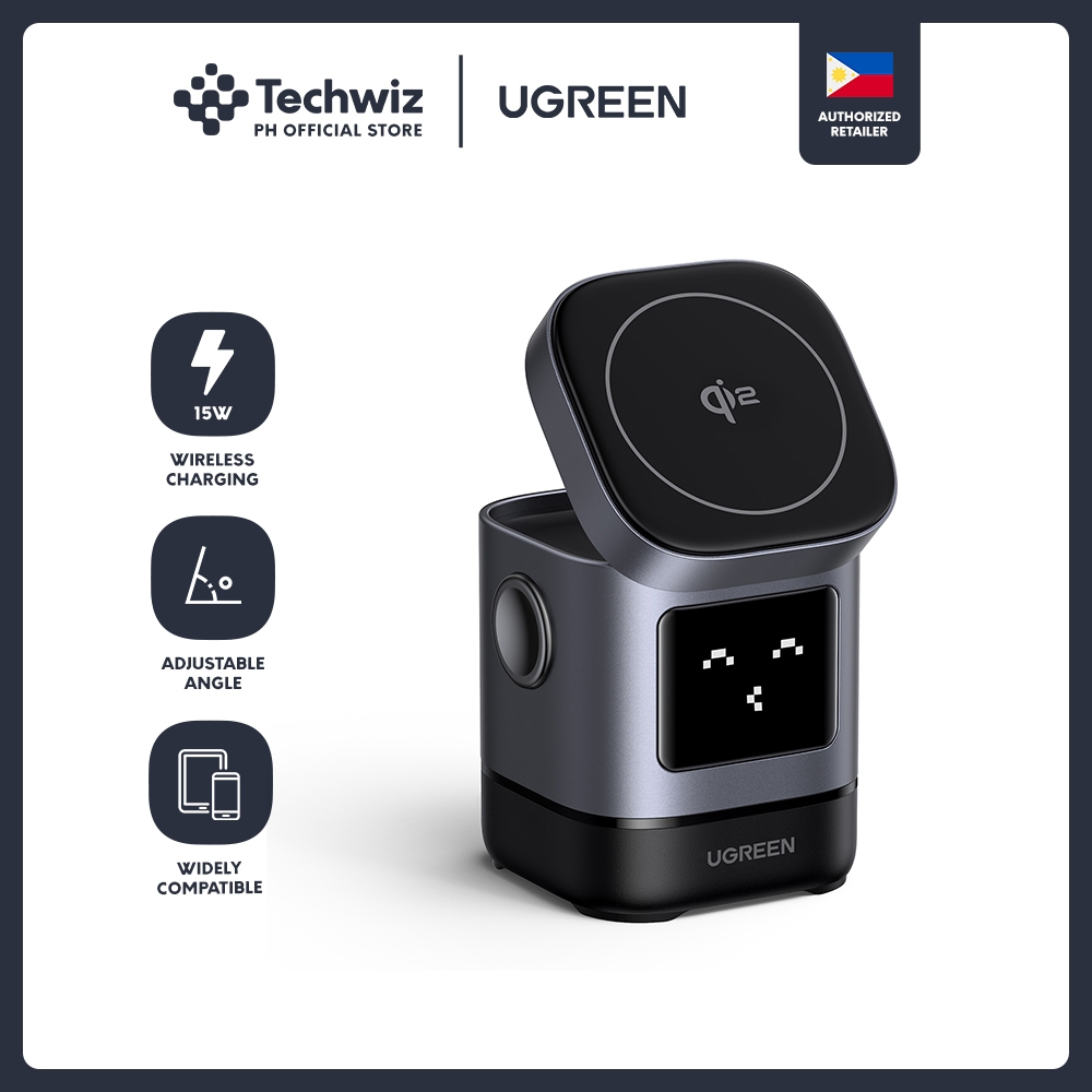 [Techwiz] UGREEN Uno 2-in-1 Qi2 Magnetic Foldable Wireless Charging ...