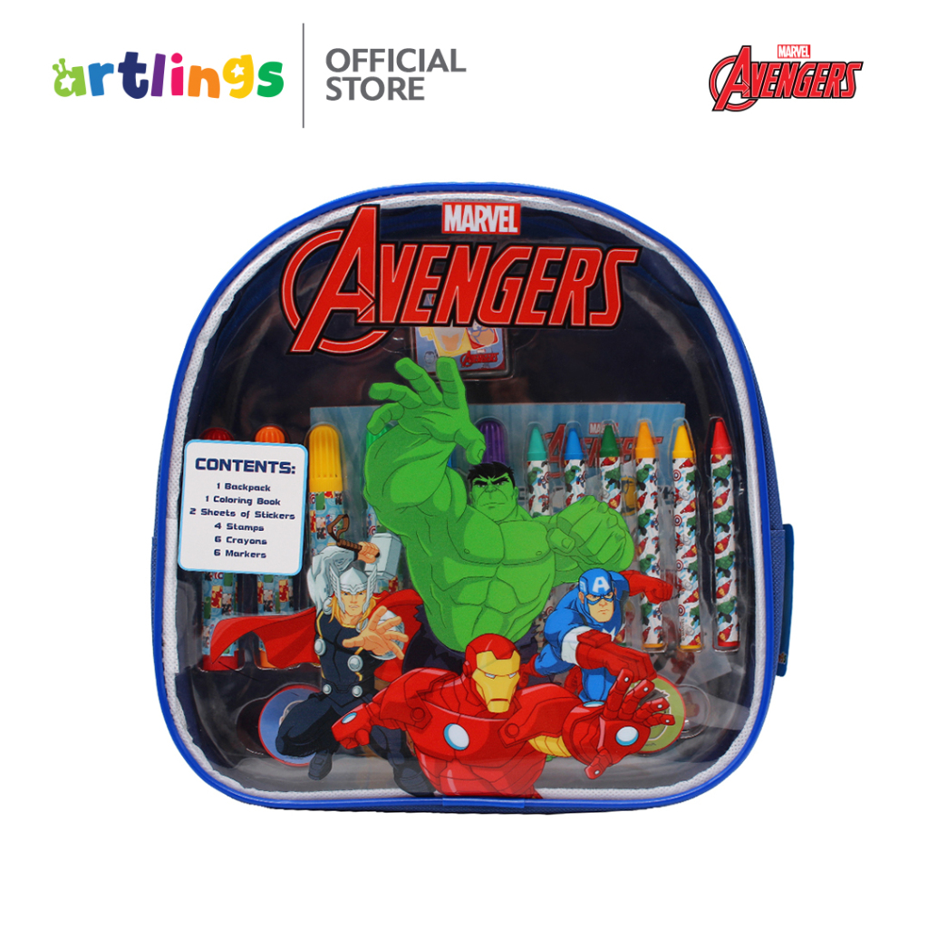 Artlings Bluey Disney Marvel Backpack Art Set (4 designs) | Shopee ...