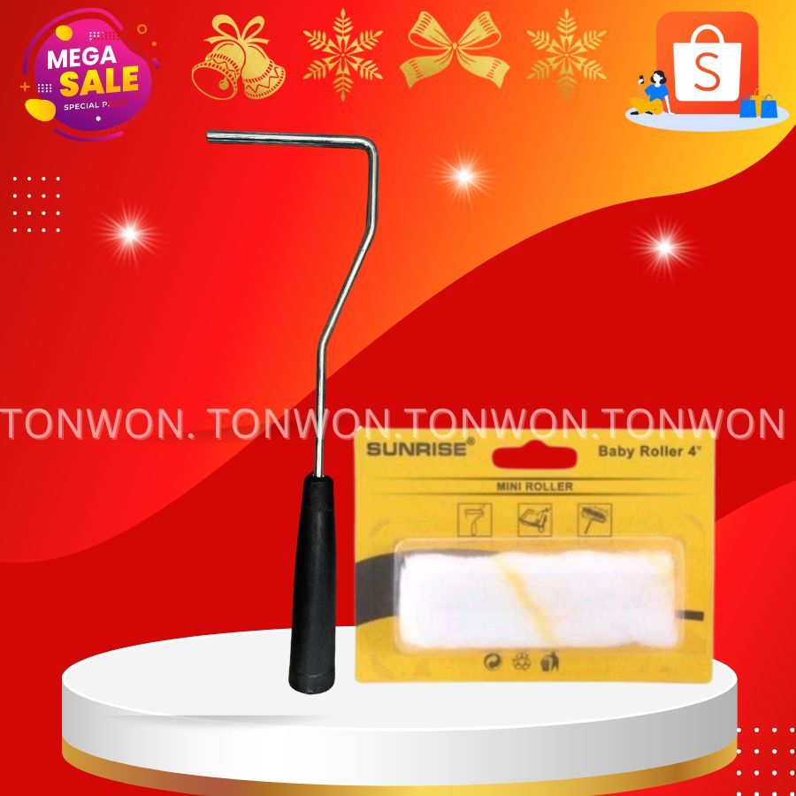 MINI ROLLER HANDLE AND REFILL 4INCH | Shopee Philippines