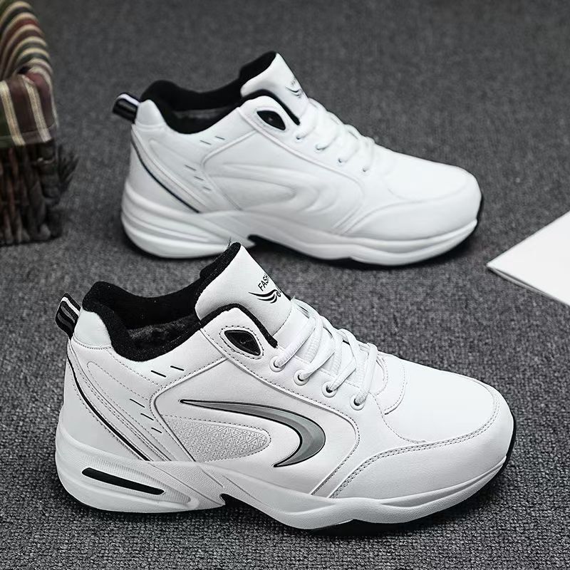 ALVIN Men s Sports Shoes 2024 New Korean Style High Top Sports Shoes Thick Sole Casual Running Shoes