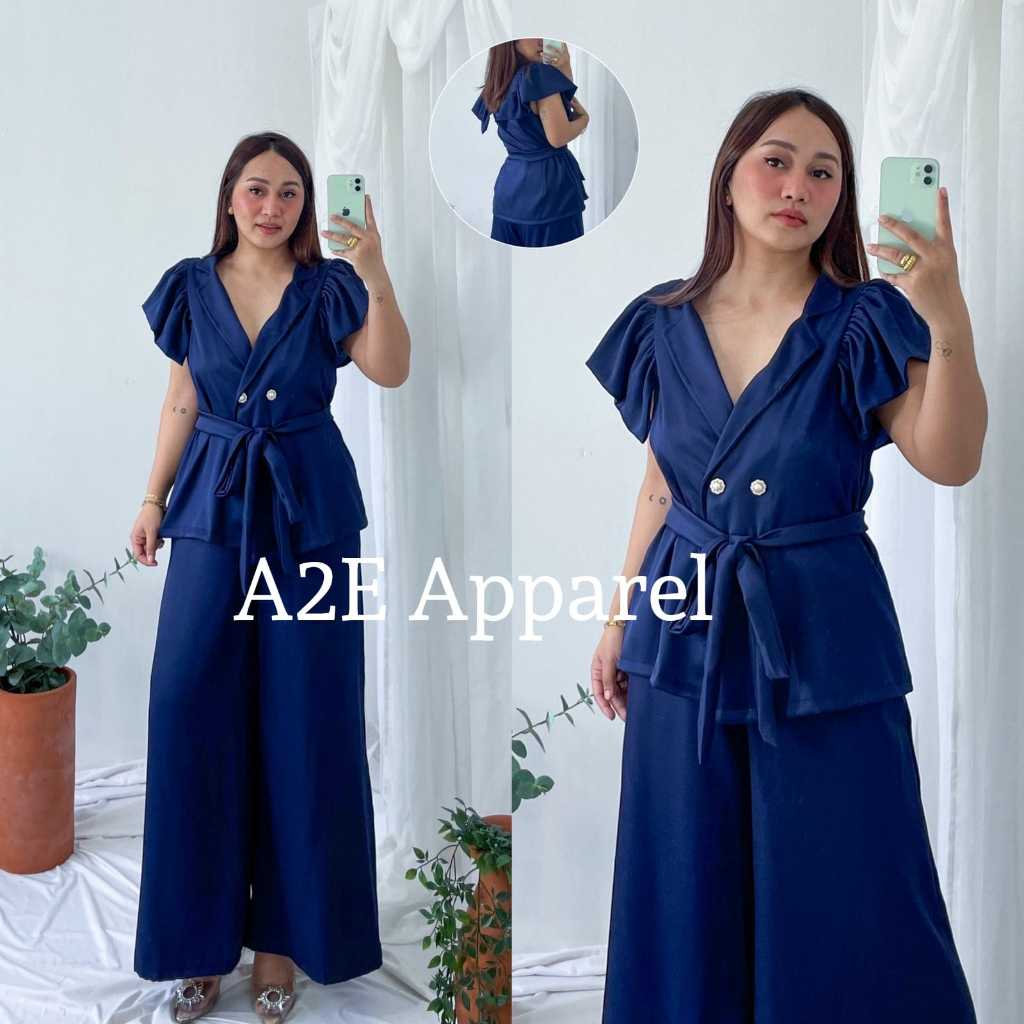 A2E | Claire Coordinates | Blazer with Pants Coords Formal Office ...