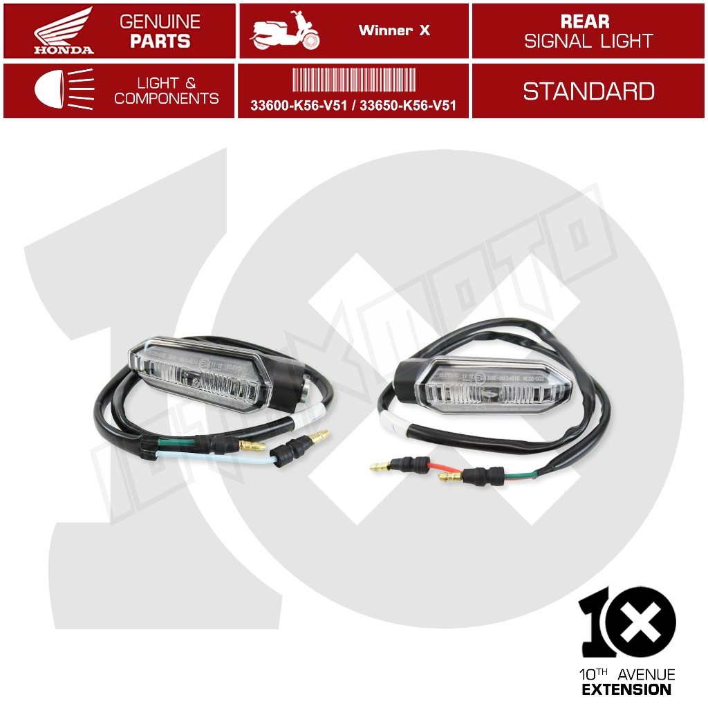 10thX Honda Genuine Rear Signal Light No. 33600-33650-K56-V51 for ...