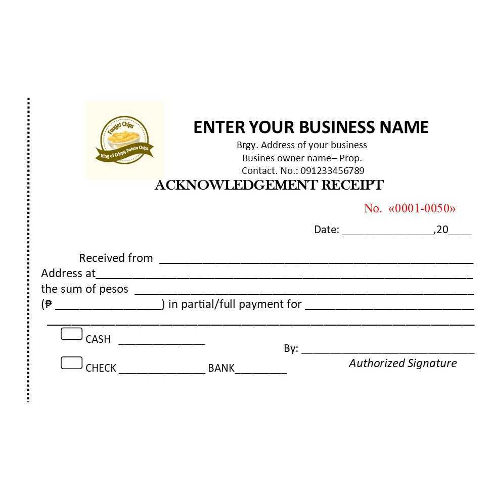 RECEIPT, ALL WHITE COPY, SINGLE COPY ONLY, ORDINARY, NON CARBONIZED ...