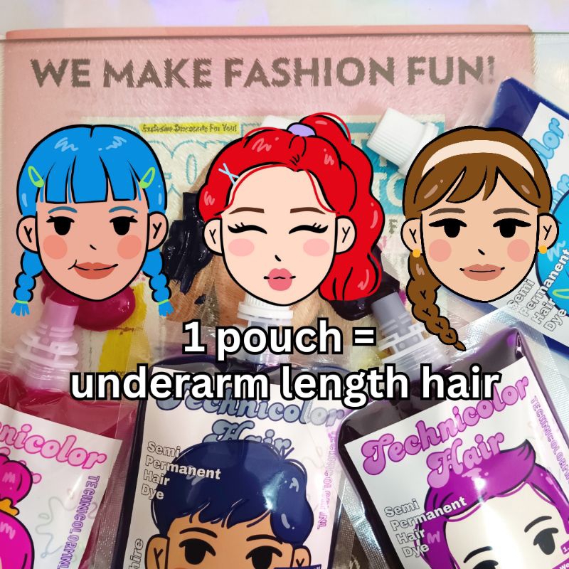 Technicolor Hair Semi Permanent Hair Color Conditioner (110ml) | Shopee ...