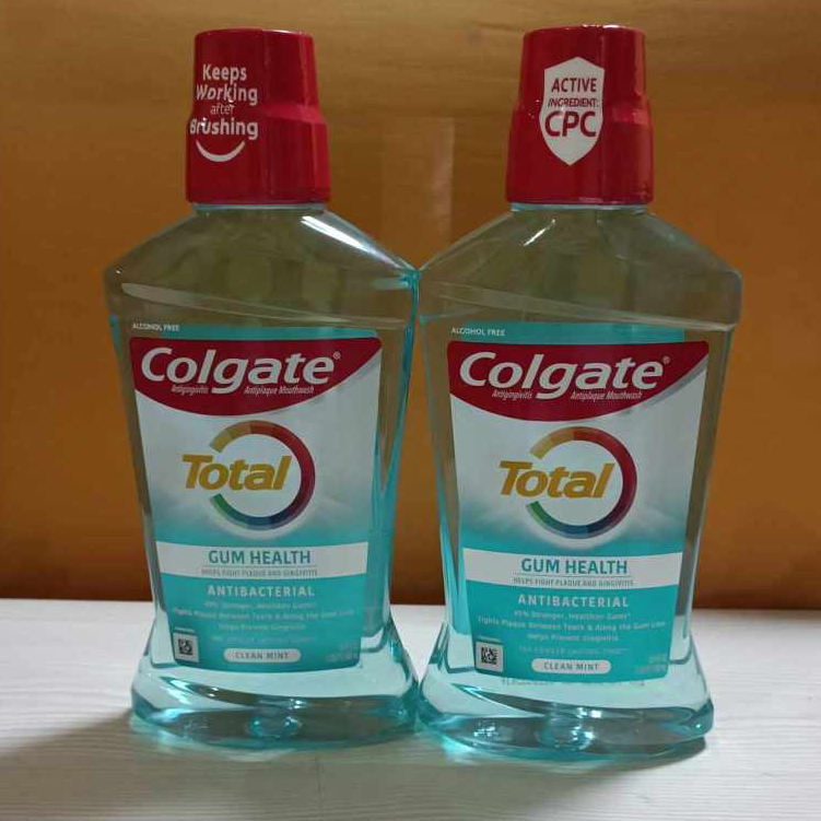 Colgate Total Gum Health Mouthwash Clean Mint, 500mL | Shopee Philippines