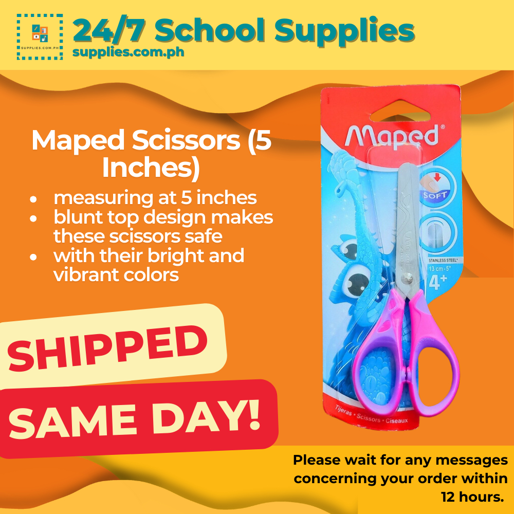 Maped Scissors 5 Inches - Blunt Top | Shopee Philippines
