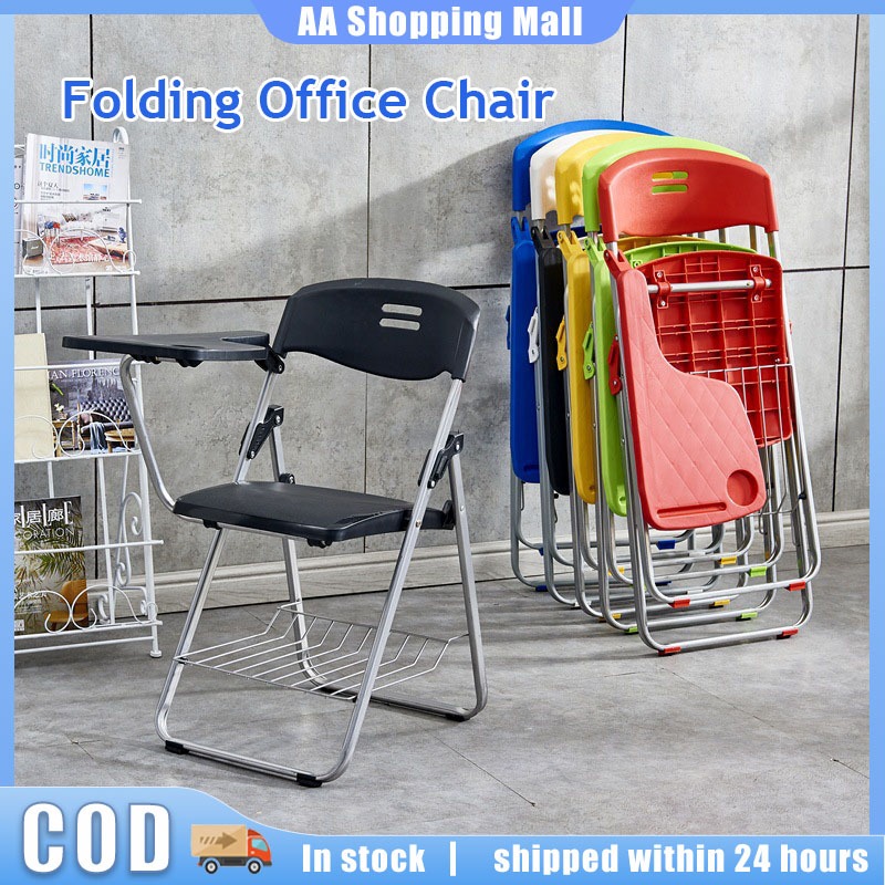 Folding Office Chair With Writing Board Table and Chair Student Chair ...