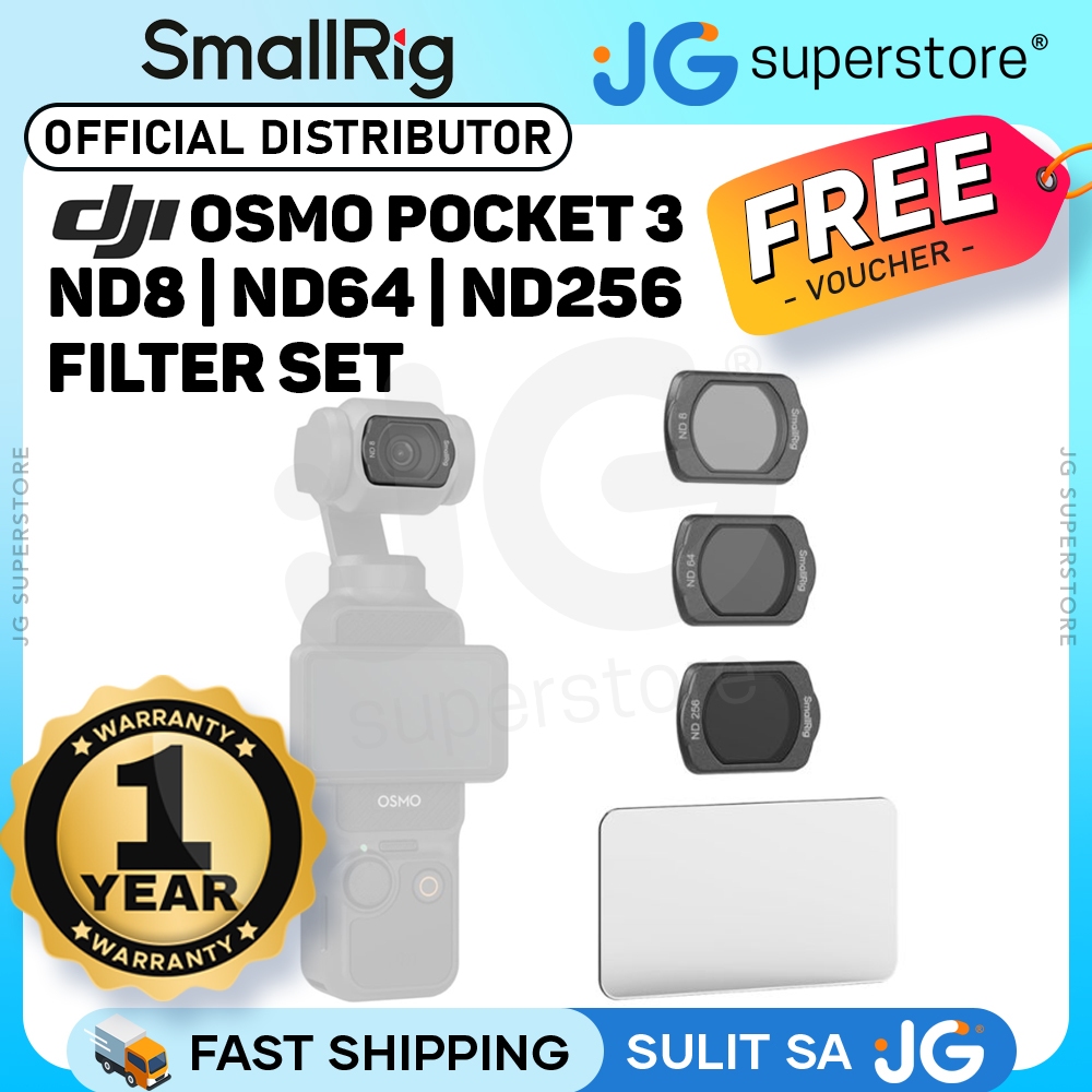SmallRig DJI Osmo Pocket 3 Magnetic ND, VND2, Black Mist, White Mist ...