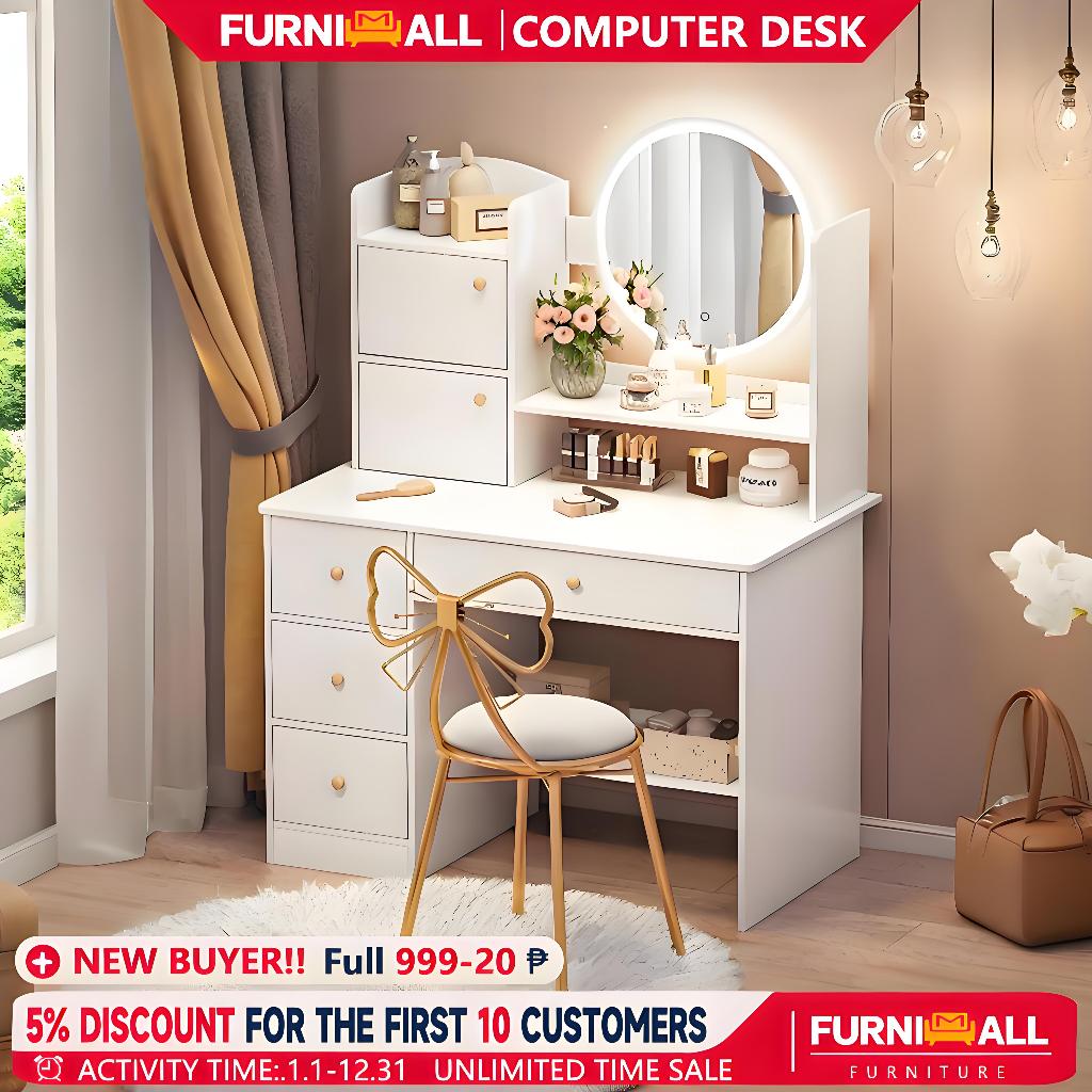 Dressing table bedroom economic simple makeup table organizer integrated table Shopee Philippines