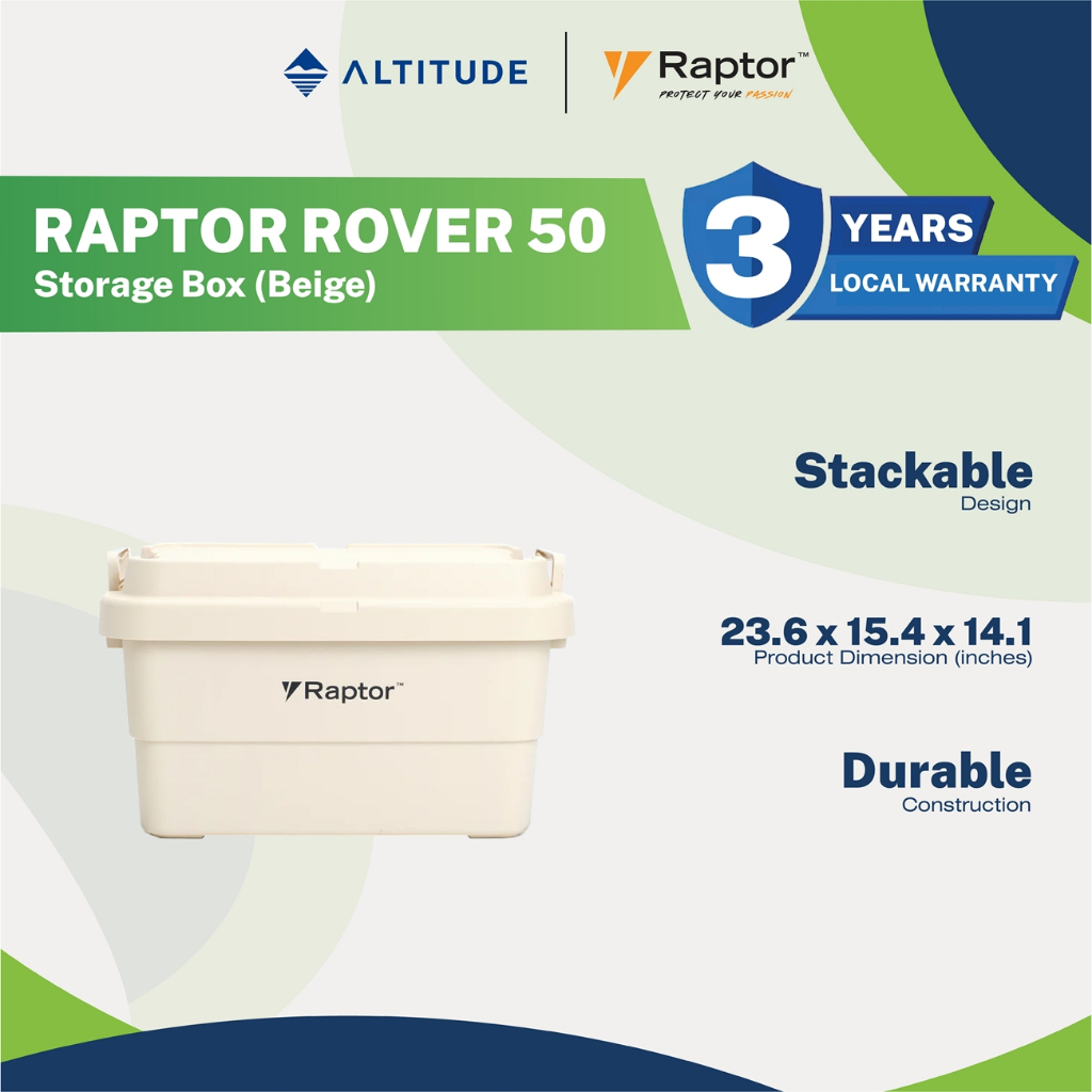 Raptor Storage Rover Box 50 | Shopee Philippines