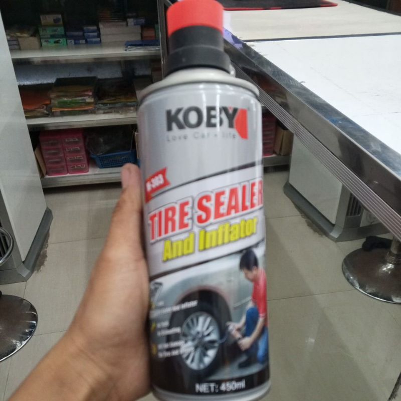 koby tire sealer and inflator M303 450ml | Shopee Philippines