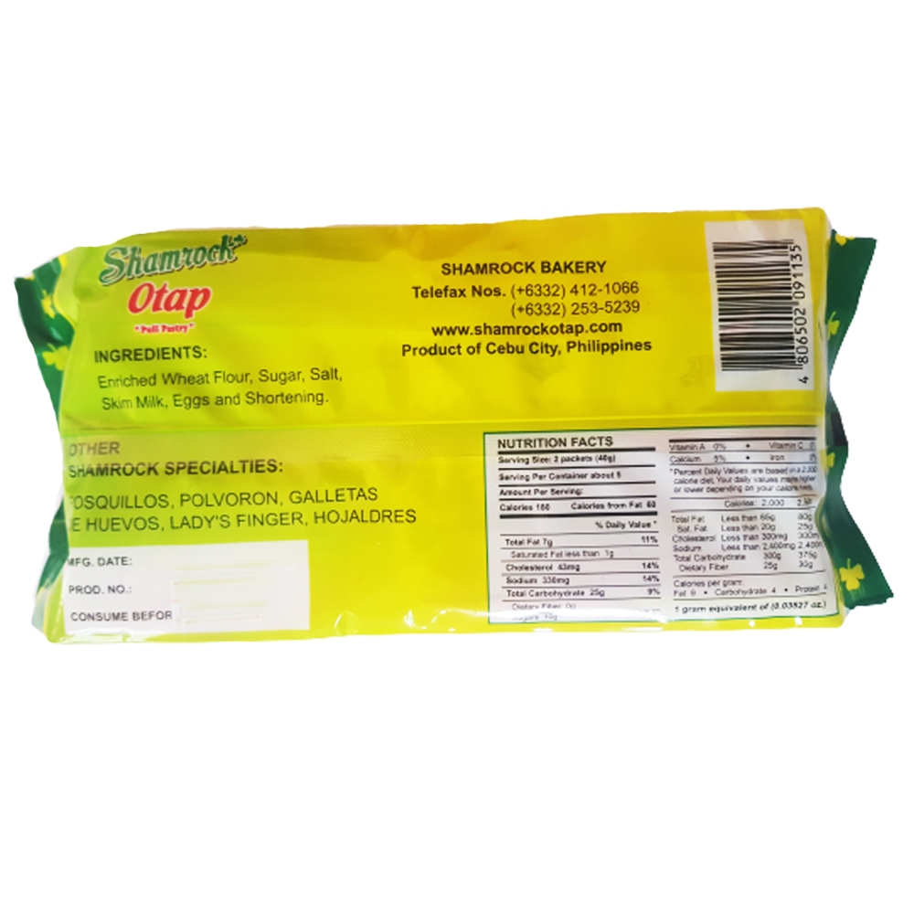 Shamrock Otap Authentic Cebuano Pastry Flaky Sweet Perfect Pasalubong ...