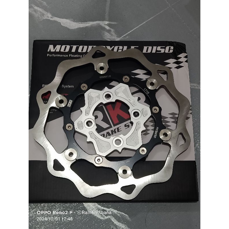 RKR FRONT DISC 260MM FOR CLICK BEAT MIO SNIPER 4HOLES (galfer copy ...