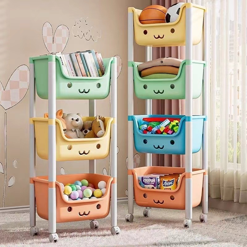 【Fast Shipping】Toy Rack Organizer For Kids Storage Rack Toy Cabinet ...