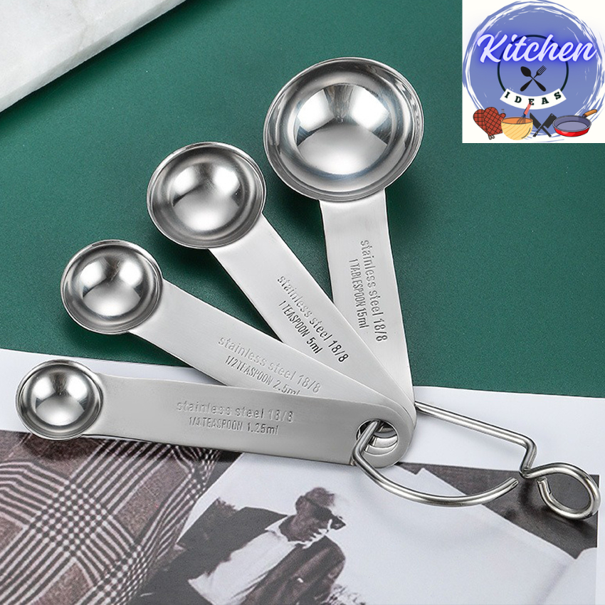 Kitchen Ideas - Stainless Steel Measuring Spoon Set Kitchen - 304 ...