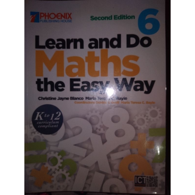Preloved|USED Textbook K-12 Learn and Do MATHS The Easy Way 6 2nd and ...