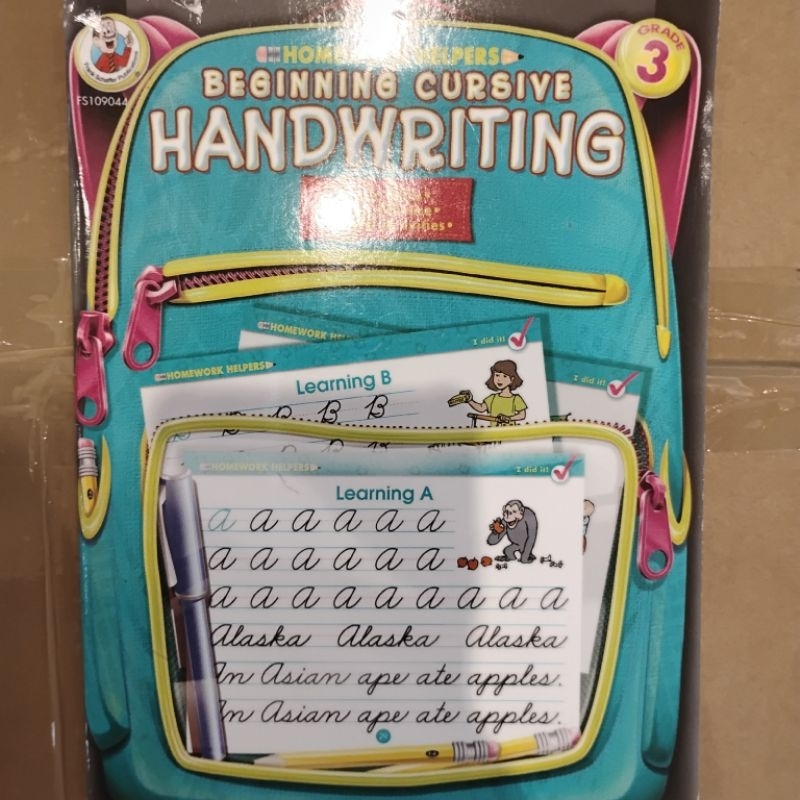 HOMEWORK HELPERS BEGINNING CURSIVE WRITING (NEW) | Shopee Philippines