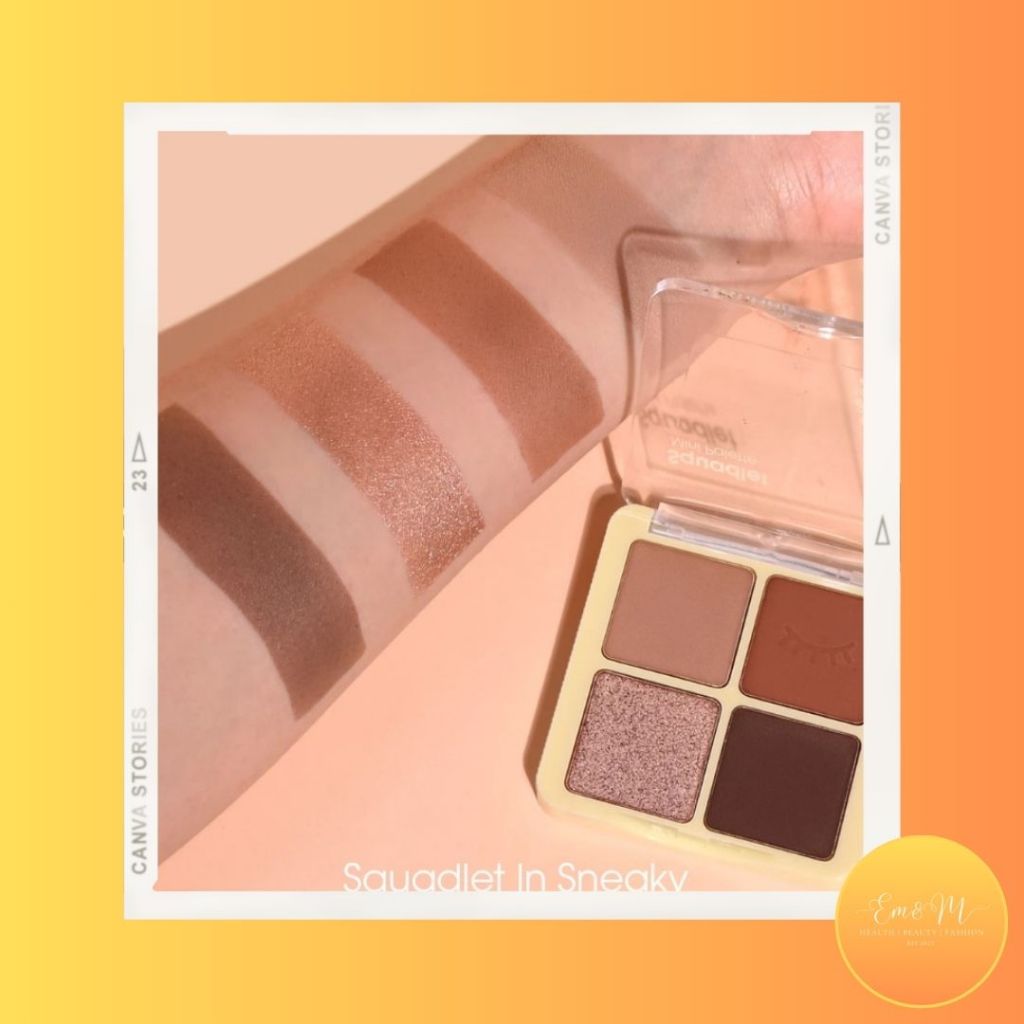 SQUAD Cosmetics Squadlet Mini Pallete: Sneaky | Shopee Philippines