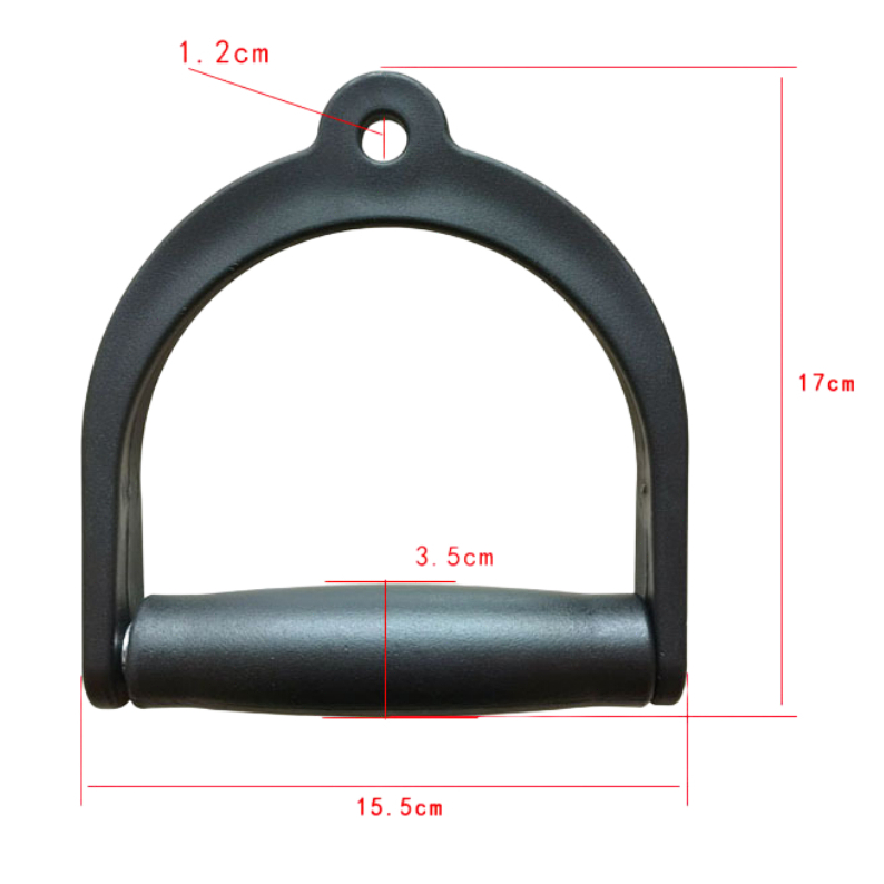 D V-Handle Revolving V-Handle Curl Bar Tricep V Press Down Bar Lat Pull ...