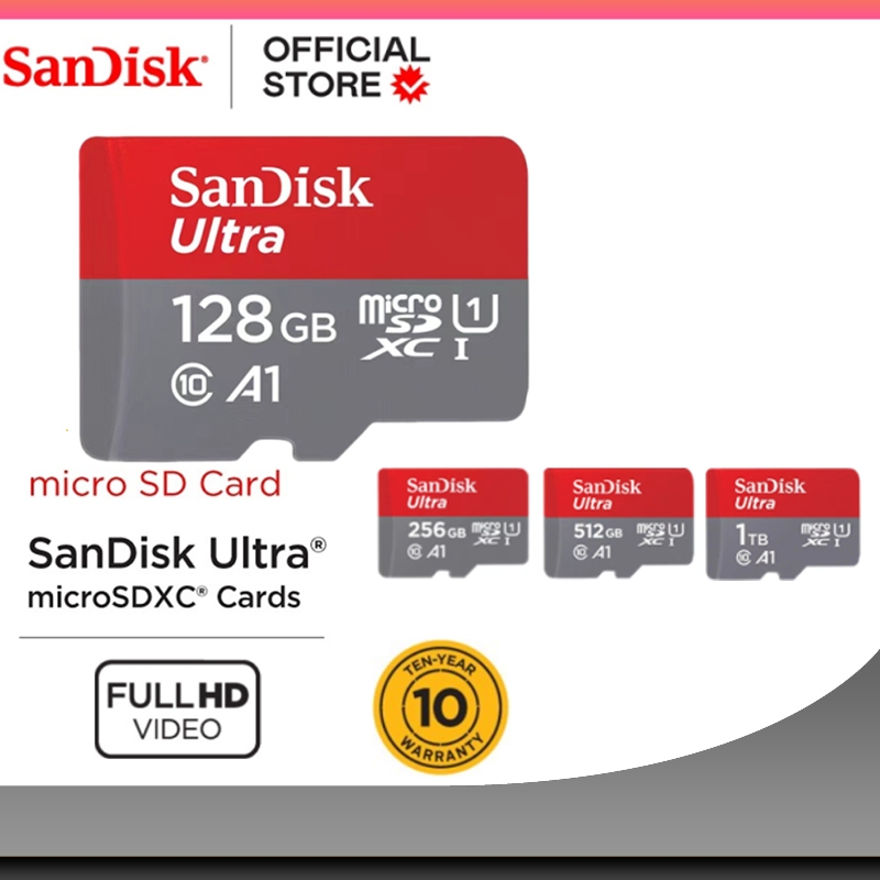 sandisk Memory Card micro sd card Original 128G 256G 512G 1TB SDXC Card ...