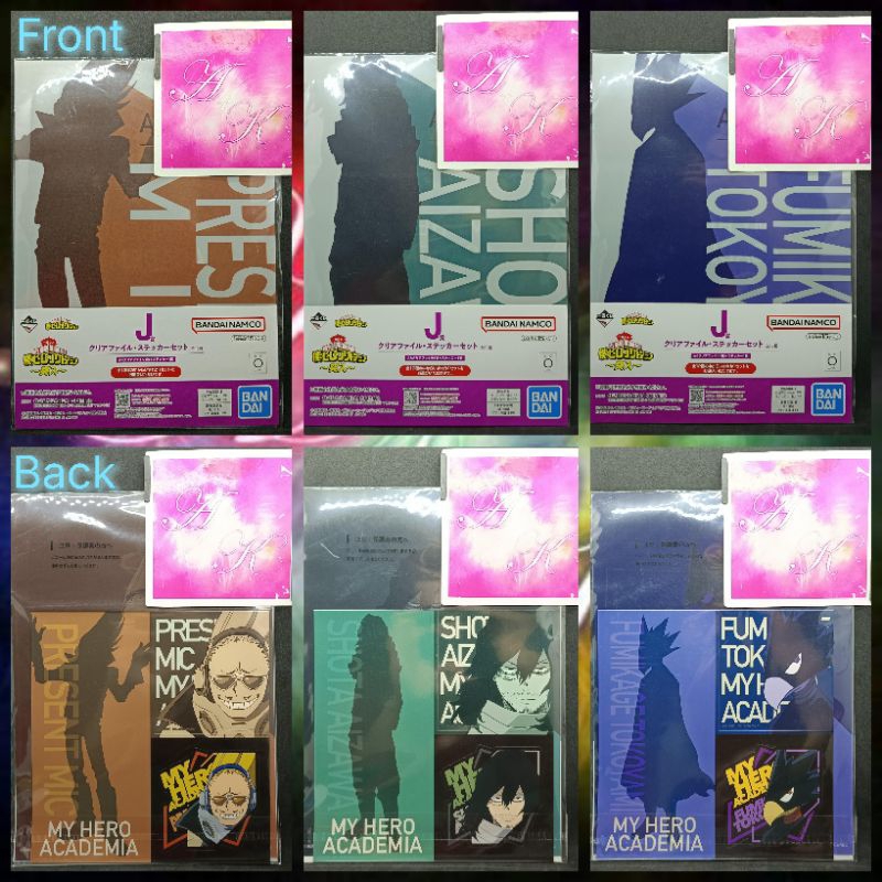 My Hero Academia Plastic Folder with Stickers ( MHA ) | Shopee Philippines