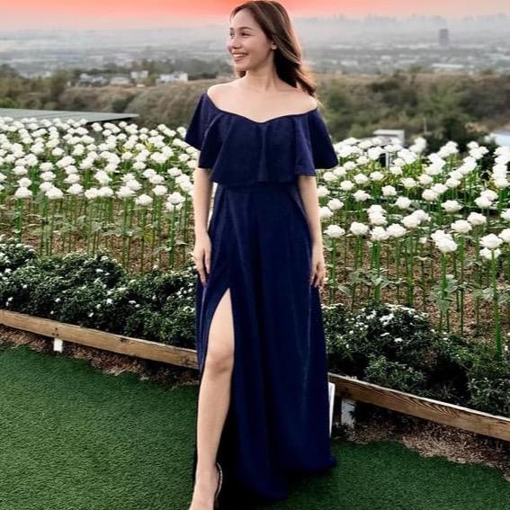 FREESIZEPH FORMAL LONG DRESS OFF SHOULDER RECOMMENDED FOR ENTOURAGE OR ANY  FORMAL EVENTS regular chi | Shopee Philippines
