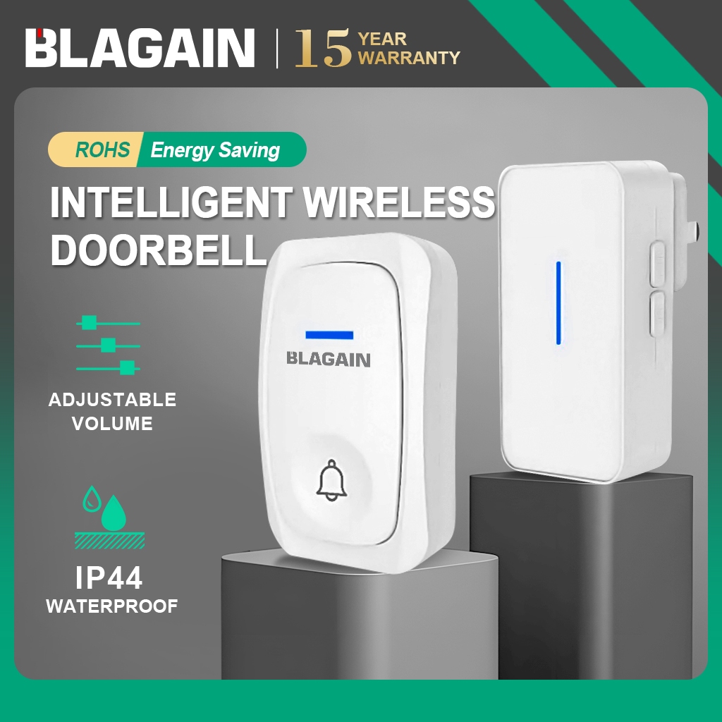 Tecknet Electronic Door Bells Receiver Wireless Door Ring